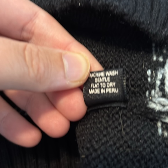 Alpaca Connection women’s black crew neck sweater size large - Picture 12 of 12